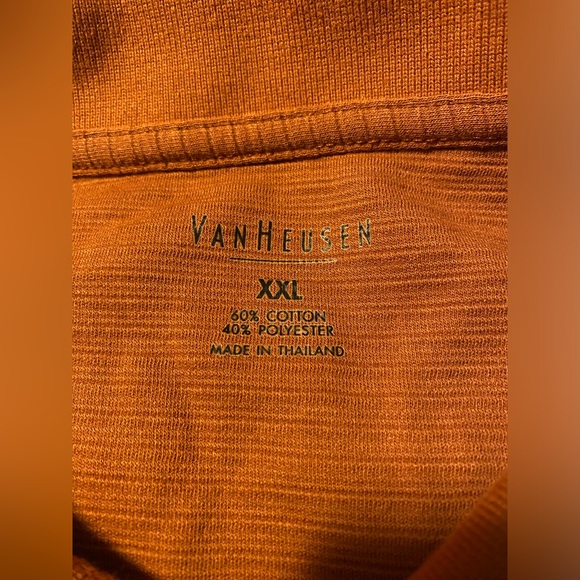 Van Heusen XXL burnt orange polo shirt - Picture 4 of 4